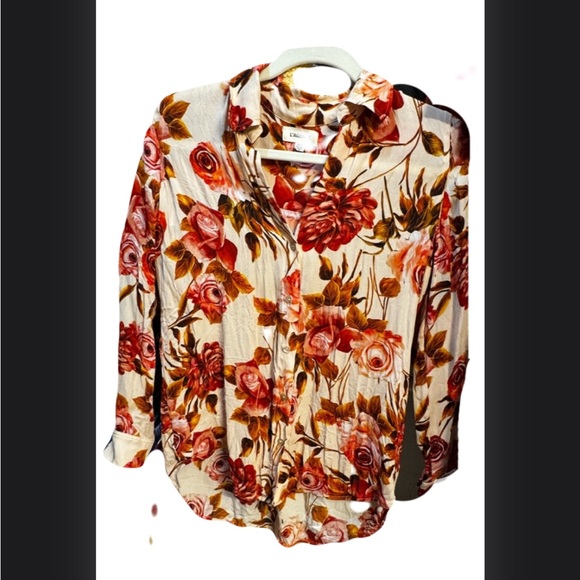 L’agence nina silk button down blouse xs - Picture 1 of 4